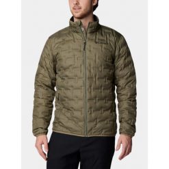 Kurtka Puchowa Męska Columbia Delta Ridge II. Zielone kurtki Columbia, na jesień, m, bez wzorów, z puchu, bez kaptura. Za 749.00 zł.