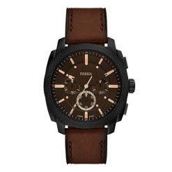 Fossil Mężczyźni zegarek Machine Zegarki męskie 1 ct Męskie. Brązowe zegarki Fossil, szklane. Za 757.99 zł.