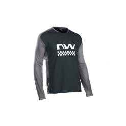 Koszulka rowerowa mtb NORTHWAVE EDGE Jersey LS czarna. Czarne bluzy Northwave, l, bez wzorów, z jersey, bez kaptura. Za 160.00 zł.