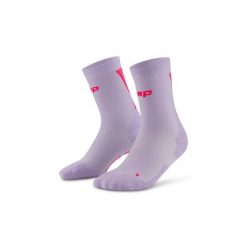 Męskie sportowe skarpety kompresyjne do połowy łydki Ultralight Core Run CEP. Czerwone odzież kompresyjna CEP, bez wzorów, z elastanu. Za 79.00 zł.