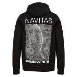 Bluza męska Navitas Joy Hoody. Czarne bluzy NAVITAS, m, bez wzorów, bez kaptura. Za 208.99 zł.