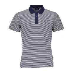 Koszulka polo w kolorze granatowo-białym ze wzorem. Bezrękawniki marki GANT. W wyprzedaży za 299.95 zł.