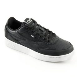 Buty do chodzenia męskie Fila Sevaro skórzane. Czarne buty sportowe casual Fila, bez wzorów, z gumy, bez zapięcia. Za 476.00 zł.