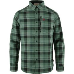Koszula turystyczna męska Fjallraven Fjallglim Shirt. Zielone koszule Fjällräven, m, bez wzorów, z materiału, bez kołnierzyka, bez ramiączek. Za 489.49 zł.