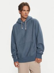 Champion Bluza 218800 Niebieski Regular Fit. Niebieskie bluzy Champion, m, bez wzorów, z bawełny, bez kaptura. Za 479.99 zł.
