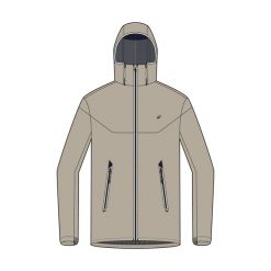 Kurtka żeglarska męska Decathlon Sailing 100. Brązowe kurtki przeciwdeszczowe Decathlon, m, bez wzorów, z materiału, bez kaptura. Za 129.99 zł.