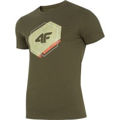 T-shirt męski TSM010 - khaki. T-shirty marki 4F. Za 49.99 zł.