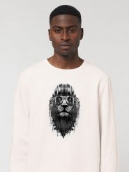 WOOOP Bluza "Lion Rider" w kolorze kremowym rozmiar: XL. Brązowe bluzy Wooop, xl, bez wzorów, z bawełny, bez kaptura. Za 152.99 zł.