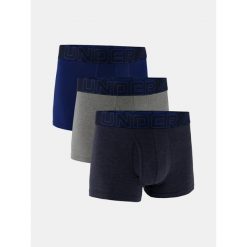 Bokserki męskie 3-pak Under Armour M Perf Cotton 3in Dark Blue Dark Blue. Niebieskie bokserki Under Armour, m, bez wzorów, z bawełny. Za 273.99 zł.