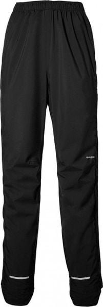 Spodnie przeciwdeszczowe na rower Skane, czarne. Czarne spodenki rowerowe BASIL, l, bez wzorów, z materiału, rowerowe. Za 473.00 zł.