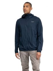 Bergans Kurtka przeciwwiatrowa "Rabot" w kolorze granatowym rozmiar: M. Niebieskie kurtki outdoor i hardshell Bergans, m, bez wzorów, z materiału, bez kaptura. Za 460.12 zł.
