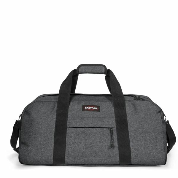 Torba podróżna Eastpak Station +. Czarne torby na ramię Eastpak, bez wzorów, z denimu, na ramię, duże, bez dodatków. Za 350.50 zł.