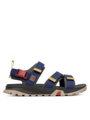 Timberland Sandały TB0A6DXTEAF1 Granatowy. Niebieskie sandały Timberland, z materiału, bez zapięcia. Za 479.99 zł.