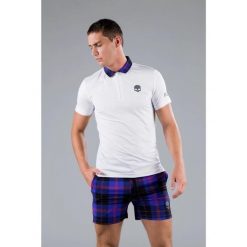 Koszulka Hydrogen TARTAN ZIPPED TECH POLO. Białe koszulki polo sportowe HYDROGEN, xl, bez wzorów, bez kołnierzyka, bez ramiączek, tenisowe. Za 350.00 zł.