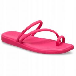 Klapki Dla Dorosłych Crocs Miami Toe Loop. Czarne klapki Crocs, z materiału. Za 199.99 zł.