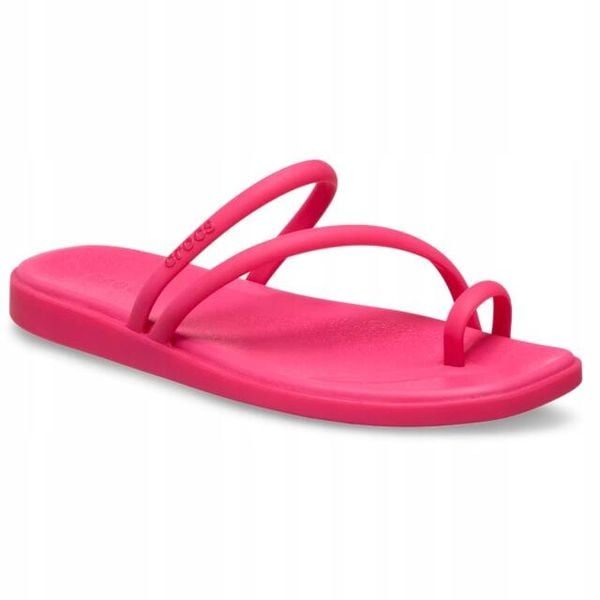 Klapki Dla Dorosłych Crocs Miami Toe Loop. Czarne klapki Crocs, z materiału. Za 199.99 zł.