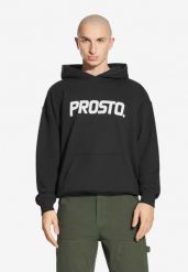Bluza sportowa męska Prosto Big Log z kapturem. Czarne bluzy z kapturem Prosto., l, z aplikacjami, z bawełny, z kapturem. Za 209.99 zł.