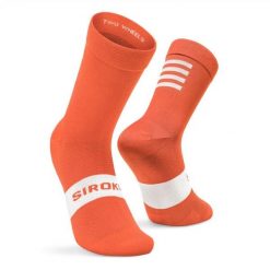 Skarpetki rowerowe unisex S1 Black Kapelmuur. Brązowe skarpety SIROKO, bez wzorów, z nylonu. Za 67.00 zł.