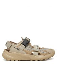 Adidas Sandały TERREX Hydroterra JI1030 Beżowy. Brązowe sandały Adidas, z materiału, bez zapięcia. Za 339.99 zł.