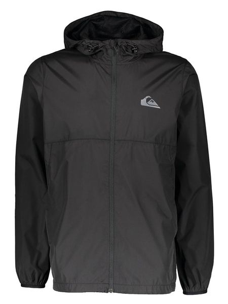 Quiksilver Kurtka przeciwdeszczowa w kolorze czarnym rozmiar: L. Czarne kurtki outdoor i hardshell Quiksilver, l, bez wzorów, bez kaptura. Za 134.22 zł.