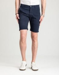Męskie Spodenki Marcus Gerry Chino Shorts Dk. Navy 19-200266-7050, M. Niebieskie szorty MARCUS, m, bez wzorów, z bawełny, biznesowe. Za 119.99 zł.
