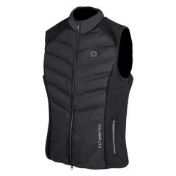 Kurtka jeździecka bez rękawów ELT Comfort Heat. Czarne kurtki ELT, l, bez wzorów, z materiału, bez kaptura. Za 385.00 zł.