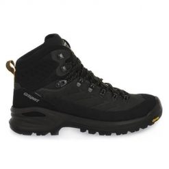 Buty trekkingowe męskie Grisport 21 Asfalto. Czarne buty trekkingowe Grisport, bez wzorów, z materiału, za kostkę, bez zapięcia, trekkingowe. Za 489.99 zł.