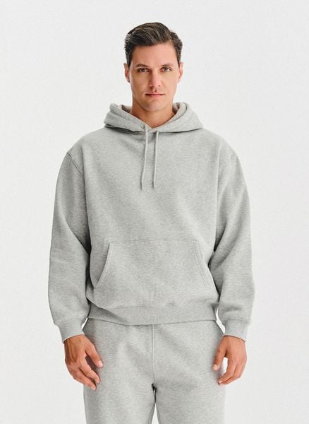 PAKO LORENTE - Szara bluza dresowa z kapturem. Szare bluzy Pako Lorente, l, bez wzorów, z bawełny, z kapturem. Za 149.99 zł.