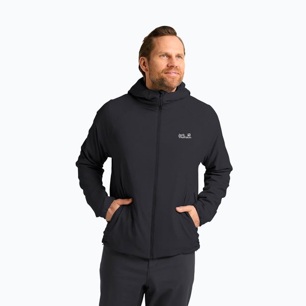Kurtka softshell męska Jack Wolfskin Prelight Ins. Czarne kurtki Jack Wolfskin, m, bez wzorów, z softshellu, bez kaptura. Za 729.99 zł.
