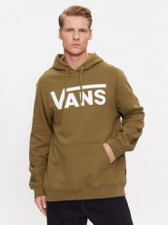 Vans Bluza Mn Vans Classic Po Hoodie Ii VN0A456BBYW1 Brązowy Regular Fit. Brązowe bluzy Vans, m, bez wzorów, z bawełny, bez kaptura. Za 179.99 zł.
