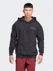 Adidas Bluza Terrex Logo IB6565 Czarny Regular Fit. Czarne bluzy Adidas, m, bez wzorów, z bawełny, bez kaptura. Za 249.99 zł.