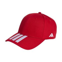 Czapka z daszkiem adidas Tiro. Czerwone czapki z daszkiem Adidas, bez wzorów, z bawełny. Za 89.95 zł.