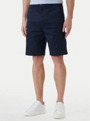 Calvin Klein Szorty materiałowe LV04LB600G Granatowy Regular Fit. Niebieskie szorty CALVIN KLEIN, m, bez wzorów, z bawełny. Za 329.99 zł.