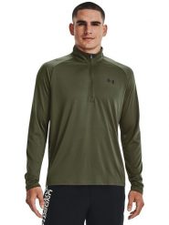 Under Armour Koszulka sportowa "Tech 2.0" w kolorze khaki rozmiar: XL. Brązowe t-shirty sportowe Under Armour, bez wzorów, z materiału, bez ramiączek, outdoorowe. Za 109.26 zł.