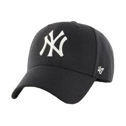 Czapka z daszkiem New York Yankees - Snapback - MVP Woolblend - Regulowana. Czarne czapki z daszkiem 47 Brand, bez wzorów. Za 173.50 zł.
