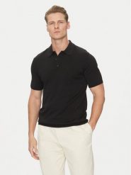 Calvin Klein Polo K10K114476 Czarny Regular Fit. Czarne koszulki polo CALVIN KLEIN, m, bez wzorów, z bawełny, bez kołnierzyka, bez ramiączek. Za 239.99 zł.
