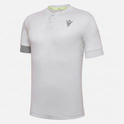 Polo Macron Prime Cc Emperor Korean Neck. Białe koszulki polo sportowe Macron, bez wzorów, bez kołnierzyka, bez ramiączek. Za 268.50 zł.