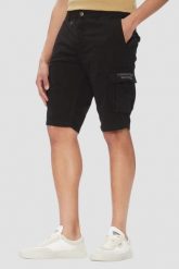 AERONAUTICA MILITARE Czarne męskie bermudy, Rozmiar S. Czarne szorty Aeronautica Militare, m, bez wzorów. Za 589.99 zł.