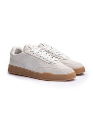LLOYD Skórzane sneakersy w kolorze jasnoszarym rozmiar: 46. Szare buty sportowe casual Lloyd, bez wzorów, bez zapięcia. Za 339.95 zł.