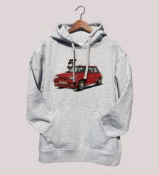 Renault 5 — bluza. Białe bluzy nikiniki, bez wzorów, z bawełny, z kapturem. W wyprzedaży za 126.65 zł.