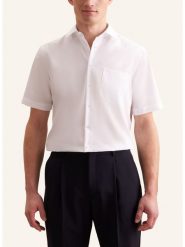 Seidensticker Koszula w kolorze białym rozmiar: 42. Białe koszule Seidensticker, bez wzorów, z bawełny, bez kołnierzyka, bez ramiączek. Za 108.95 zł.