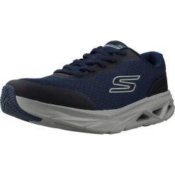 Buty SKECHERS GLIDE-STEP VORTEX - AVALIN Niebieski. Niebieskie buty turystyczne Skechers, bez wzorów, z tkaniny, bez zapięcia, trekkingowe. Za 249.00 zł.