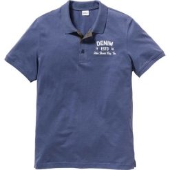 Shirt polo z nadrukiem Regular Fit bonprix indygo. Koszulki polo bonprix. Za 44.99 zł.
