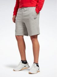 Reebok Szorty sportowe Reebok Identity French Terry Shorts HZ8784 Szary Regular Fit. Szare krótkie spodenki sportowe Reebok, m, bez wzorów, z bawełny. Za 109.99 zł.