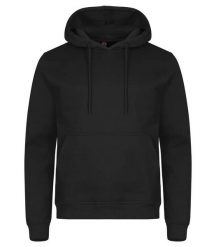 Clique Miami Hoody – bluza z kapturem z bawełny i poliestru z recyklingu. Czarne bluzy z kapturem CLIQUE, xl, bez wzorów, z bawełny, z kapturem. Za 174.69 zł.