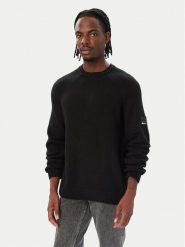 Karl Lagerfeld Jeans Sweter B4M18063 Czarny Regular Fit. Czarne swetry rozpinane Karl Lagerfeld Jeans, m, bez wzorów, z jeansu, bez kołnierzyka, bez ramiączek. Za 549.99 zł.