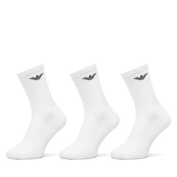 Skarpety długie Emporio Armani. Białe skarpety Emporio Armani, bez wzorów. Za 139.99 zł.