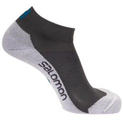 Skarpetki Unisex Dla Dorosłych Speedcross. Szare skarpety Salomon, bez wzorów, z materiału. Za 59.99 zł.