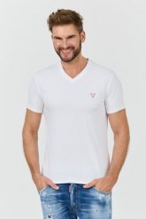 GUESS Biały męski t-shirt bawełniany Core Tee Str, Rozmiar XXL. Białe t-shirty Guess, l, z aplikacjami, z bawełny, bez kołnierzyka, bez ramiączek. W wyprzedaży za 84.99 zł.