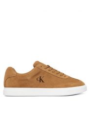 Calvin Klein Sneakersy Low Prof Cupsole Wt Su HM0HM02201 Brązowy jasny. Brązowe buty sportowe casual CALVIN KLEIN, bez wzorów, ze skóry, bez zapięcia. Za 449.99 zł.